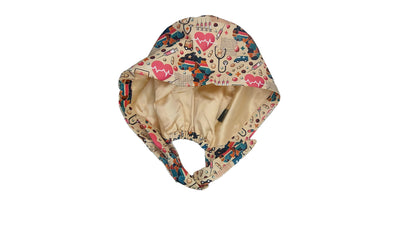 African-Inspired Satin-Lined Nurse Cap